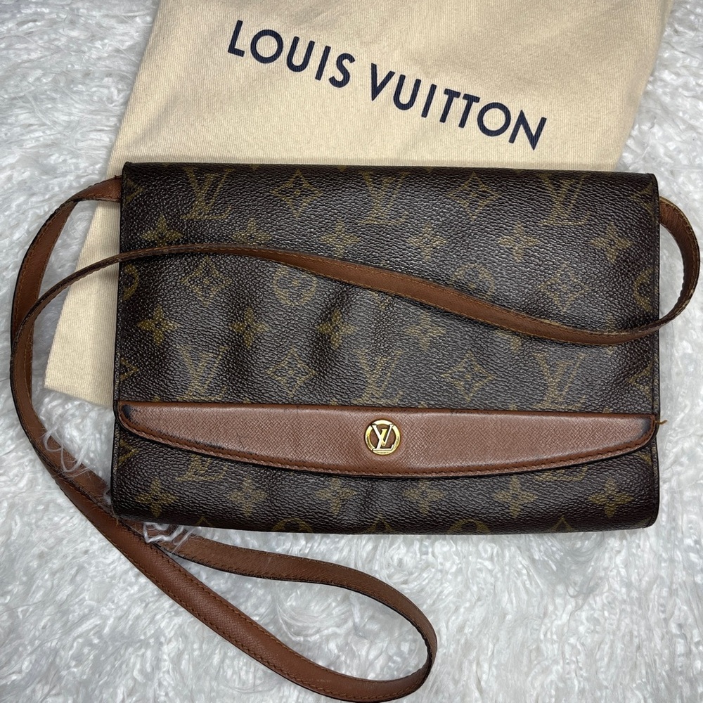 Louis Vuitton Monogram Bordeaux 2 way Shoulder Bag